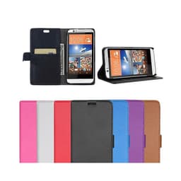 Lommebokdeksel 2-kort HTC Desire 510  - Rosa