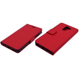 Lompakkokotelo 2-kortti Huawei Honor 7 (PLK-L01)  - punainen