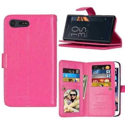 Lompakkotelo Flexi 9-kortti Sony Xperia X Compact (F5321)  - pinkki