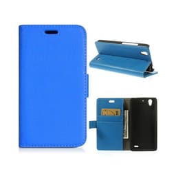 Lompakkokotelo 2-kortti Huawei Ascend G630  - sininen