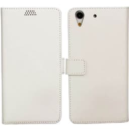 Lommebokdeksel 2-kort Huawei Y6 II (CAM-L21)  - Hvit