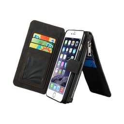 Multi Lompakkokotelo 14-kortti Apple iPhone 6, 6s  - Musta / harmaa