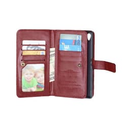 Dobbeltflip Flexi 9-kort Sony Xperia X Performance (F8131)  - brun