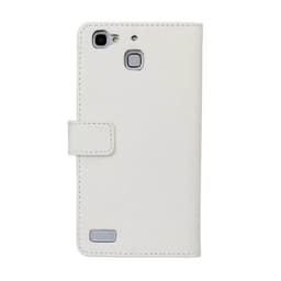 Lommebokdeksel 2-kort Huawei Enjoy 5S (TAG-AL00)  - Hvit