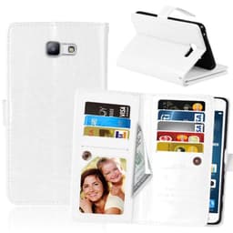 Lompakkotelo Flexi 9-kortti Samsung Galaxy A5 2016 (SM-A510F)  - valko