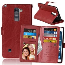Dobbelt Flip Flexi 9-kort LG Stylus 2 (F720)  - brun
