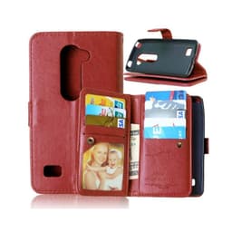 Lompakkotelo Flexi 9-kortti LG Leon (H340N)  - ruskea