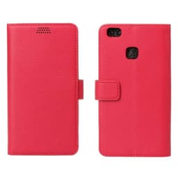 Lompakkokotelo 2-kortti Huawei P9 Lite (VNS-L31)  - punainen