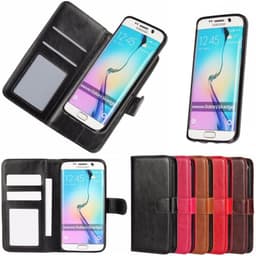 MOVE lompakkokotelo 2i1 Samsung Galaxy S6 Edge (SM-G925F)  - Vaaleanru