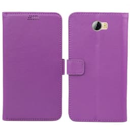 Lommebokdeksel 2-kort Huawei Y5 II, Y6 II Compact  - lilla