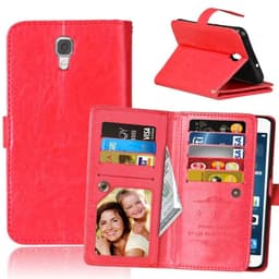 Lompakkotelo Flexi 9-kortti LG X Screen (K500N)  - punainen