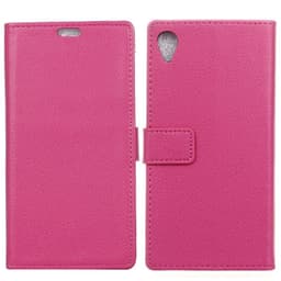 Lompakkokotelo 2-kortti Sony Xperia X (F5121)  - pinkki