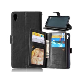 Lompakkotelo Flexi 9-kortti Sony Xperia Z3 + (E6553)  - musta