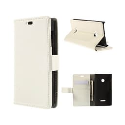 Lompakkokotelo 2-kortti Microsoft Lumia 532 (RM-1034)  - valkoinen