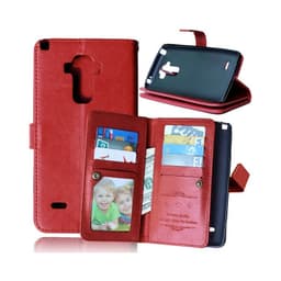 Lompakkotelo Flexi 9-kortti LG G4 Stylus (H635)  - ruskea