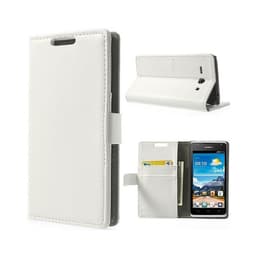 Lommebokdeksel 2-kort Huawei Ascend Y530  - Hvit