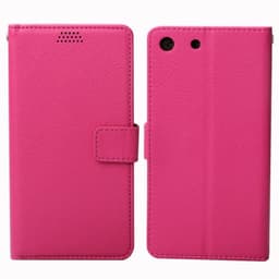 Lommebokdeksel 2-kort Sony Xperia M5 (E5663)  - Rosa