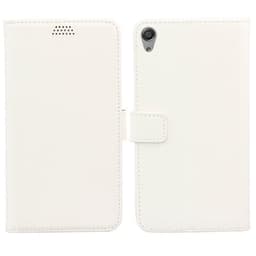 Lommebokdeksel 2-kort Sony Xperia E5 (F3311)  - Hvit