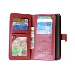 Dobbeltflip Flexi 9-kort Huawei Ascend G7  - brun