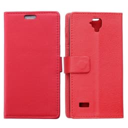 Lommebokdeksel 2-kort Huawei Y5 / Y560  - RØD