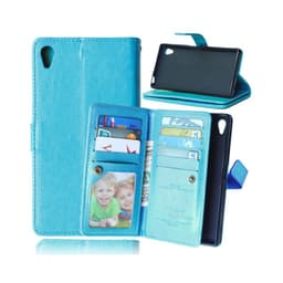 Lompakkotelo Flexi 9-kortti Sony Xperia Z5 (E6653)  - Vaaleansininen
