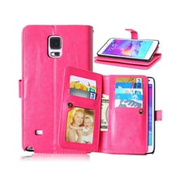 Dubbelflip Flexi 9-kort Samsung Galaxy Note 4 (SM-N910F)  - Rosa