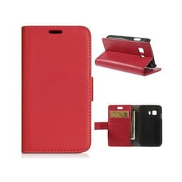Lommebokdeksel 2-kort Samsung Galaxy Young 2 (SM-G130H)  - RØD