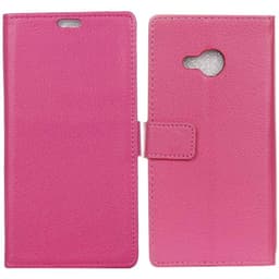 Lompakkokotelo 2-kortti HTC U Play  - pinkki