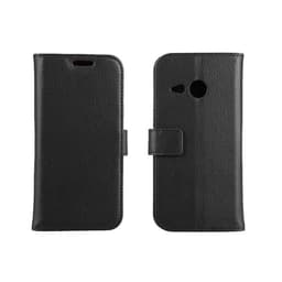 Lommebokdeksel 2-kort HTC ONE M8 Mini  - Svart