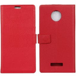 Lommebokdeksel 2-kort Motorola Moto Z (XT1650)  - RØD