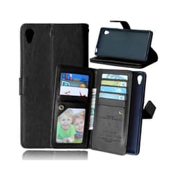 Lompakkotelo Flexi 9-kortti Sony Xperia Z5 Premium (E6853)  - musta