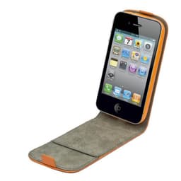 Sligo lompakkokotelo Apple iPhone 5, 5S, 5SE  - oranssi