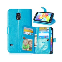 Dobbeltflip Flexi 9-kort Samsung Galaxy S5 (SM-G900F)  - Lyse blå