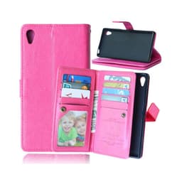 Dobbelt Flip Flexi 9-kort Sony Xperia Z5 (E6653)  - lyserød