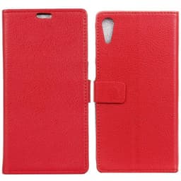 Lompakkokotelo 2-kortti HTC Desire 830  - punainen