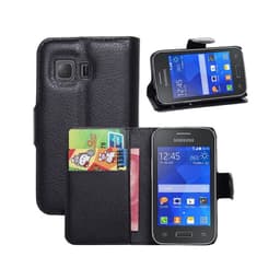 Lompakkokotelo 2-kortti Samsung Galaxy Young 2 (SM-G130H)  - punainen