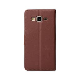 Lommebokdeksel 2-kort Samsung Galaxy On7 (SM-G600F)  - brun