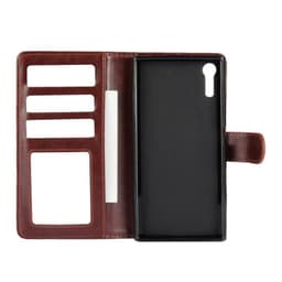 MOVE lompakkokotelo 2i1 Sony Xperia XZ / XZ (F8331)  - Tummanruskea