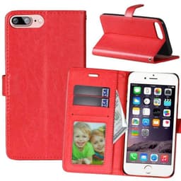 Wallet 3-kort til iPhone 7 Plus / 8 Plus  - rød