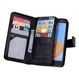 Kaksinkertainen läppä Magnet 2i1 9 -kortti HTC 10  - musta