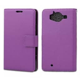 Lompakkokotelo 3-kortti Microsoft Lumia 950 (RM-1118)  - violetti