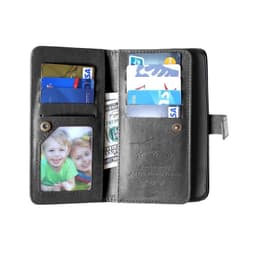 Dobbeltflip Flexi 9-kort Motorola Moto X Style (XT1570)  - Svart