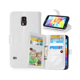 Lompakkotelo Flexi 9-kortti Samsung Galaxy S5 (SM-G900F)  - valkoinen