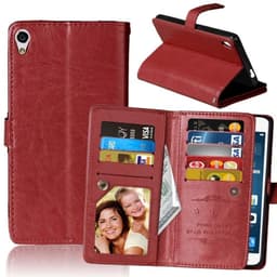 Dobbeltflip Flexi 9-kort Sony Xperia XA Ultra (F3211)  - brun