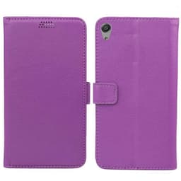 Lommebokdeksel 2-kort Sony Xperia E5 (F3311)  - lilla