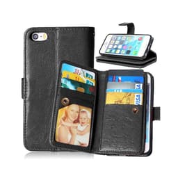 Dobbelt Flip Flexi 9-kort Apple iPhone 5, 5S, 5SE  - sort