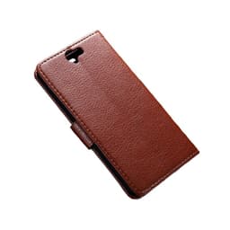 Lompakkokotelo 2-kortti HTC ONE A9  - ruskea