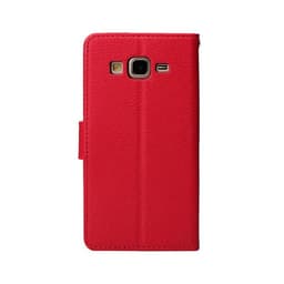 Lompakkokotelo 2-kortti Samsung Galaxy On5 (SM-G550F)  - punainen