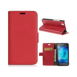 Mobilplånbok 2-kort Samsung Galaxy Xcover 2 (GT-s7710)  - Röd