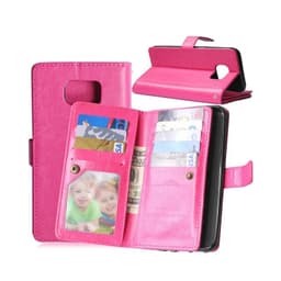 Lompakkotelo Flexi 9-kortti Samsung Galaxy S7 Edge (SM-G935F)  - pinkk
